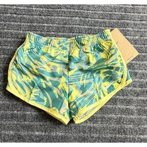 Nike Toddler Girls Tempo Shorts Size 1/ 2T Citron Tint Green Yellow Dri-Fit NWT